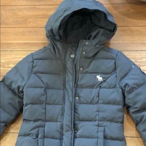 Midnight Blue Down Puffer Jacket!
